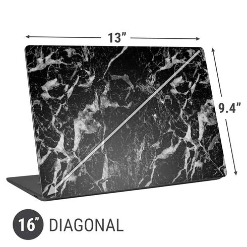 Crushed Black Universal Laptop 16in (13 x 9.4in) Skin